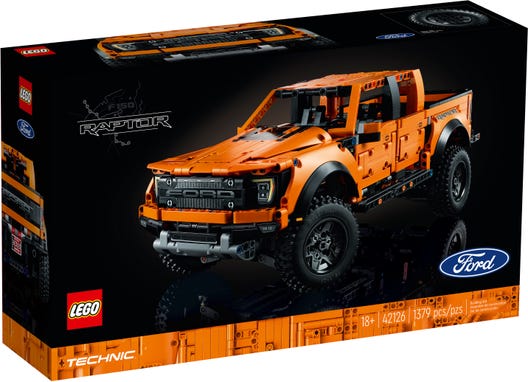 lego ford f150 raptor 42126