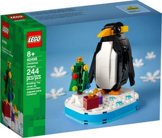 lego 40498 pinguino di natale